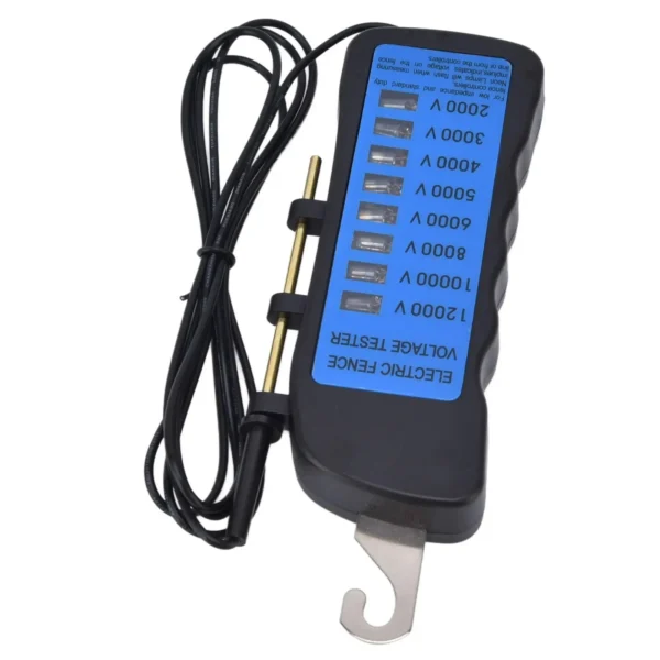 12KV Neon Fence Voltage Tester with 8 Indicator Lights - Waterproof 2000-12000V Electric Fencing Meter for home & Farm Use - Image 3