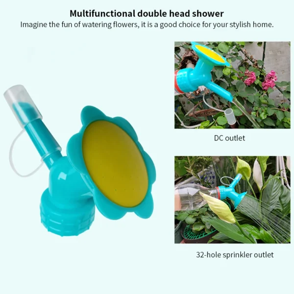 Watering Sprinkler Nozzle 2 Modes Water Sprinkling Head Garden Farm Backyard Gardening Irrigation Tool Supplies - Image 2